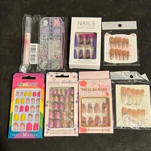 Assorted Press-On Nails Set